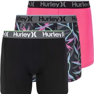 Hurley Men's 3 Pack Regrind Boxer Briefs